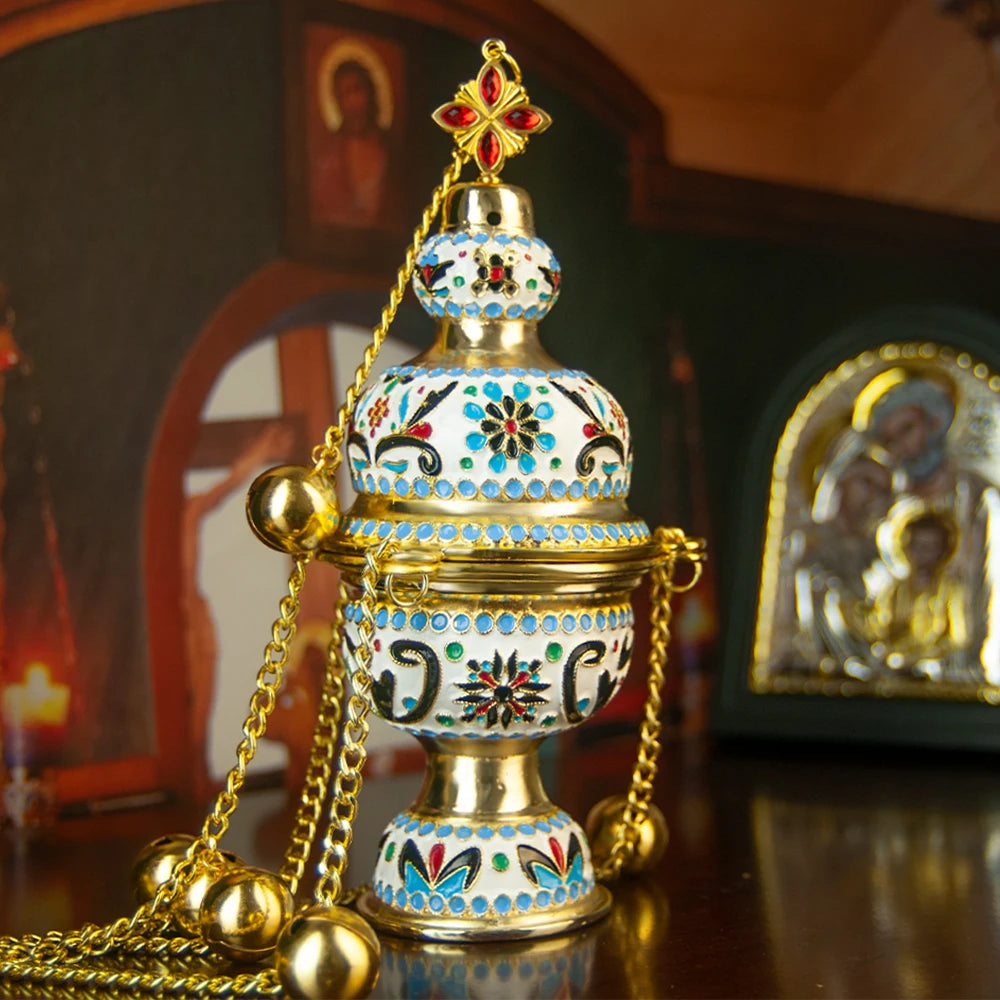 Orthodox Church Mass Supplies With Western Classic Eastern  Greek Style Incense Burners And 12 Large Bells  Καυστήρας θυμιάματος