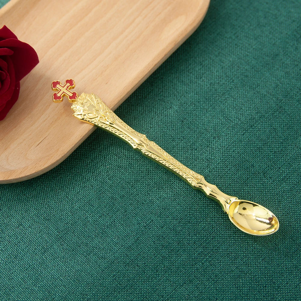 HT Orthodox Church Product Supplier Hoy Water Spoon Religious Ritual Accessories Sacrament Chalice Лжица "Причастие"