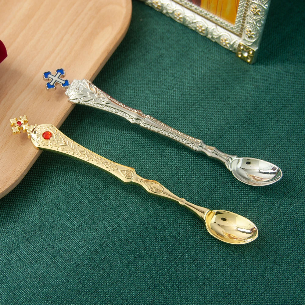 HT Orthodox Church Product Supplier Hoy Water Spoon Religious Ritual Accessories Sacrament Chalice Лжица "Причастие"