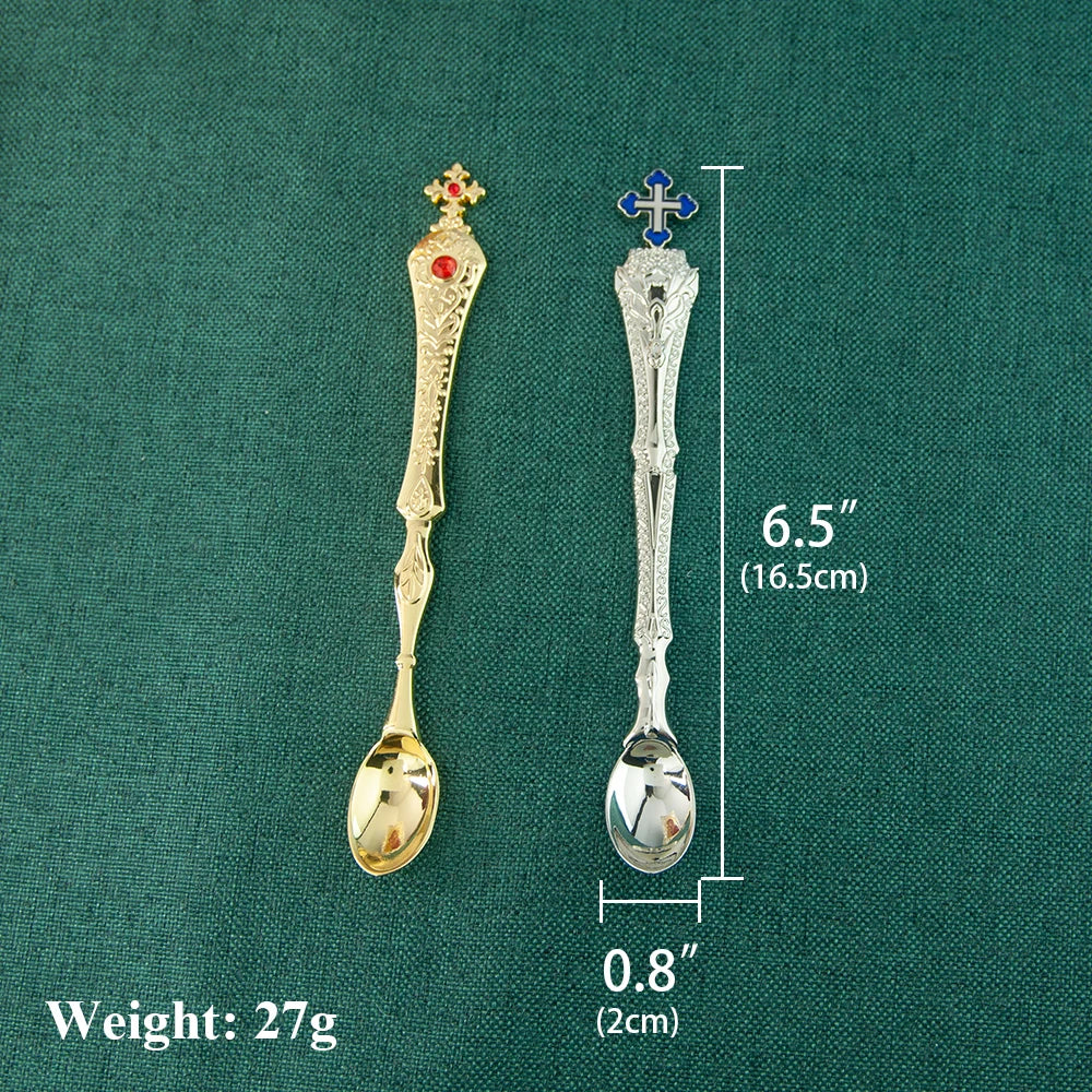 HT Orthodox Church Product Supplier Hoy Water Spoon Religious Ritual Accessories Sacrament Chalice Лжица "Причастие"